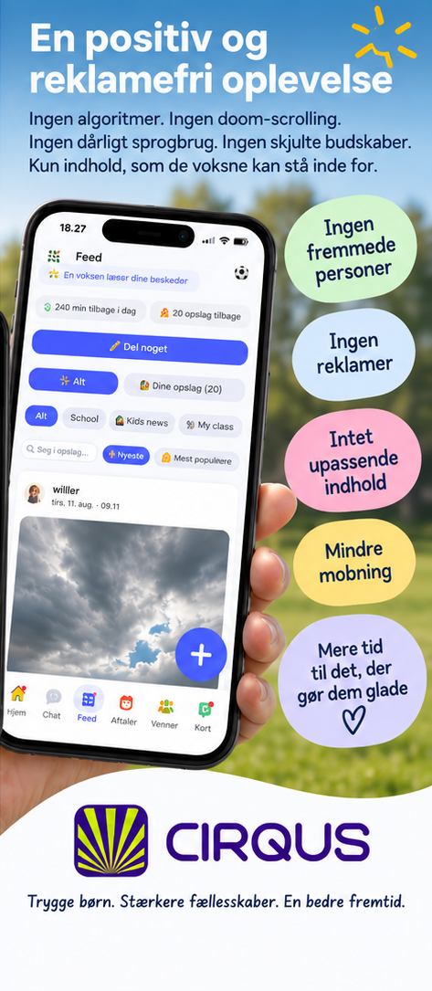 Ingen algoritmer og reklamer